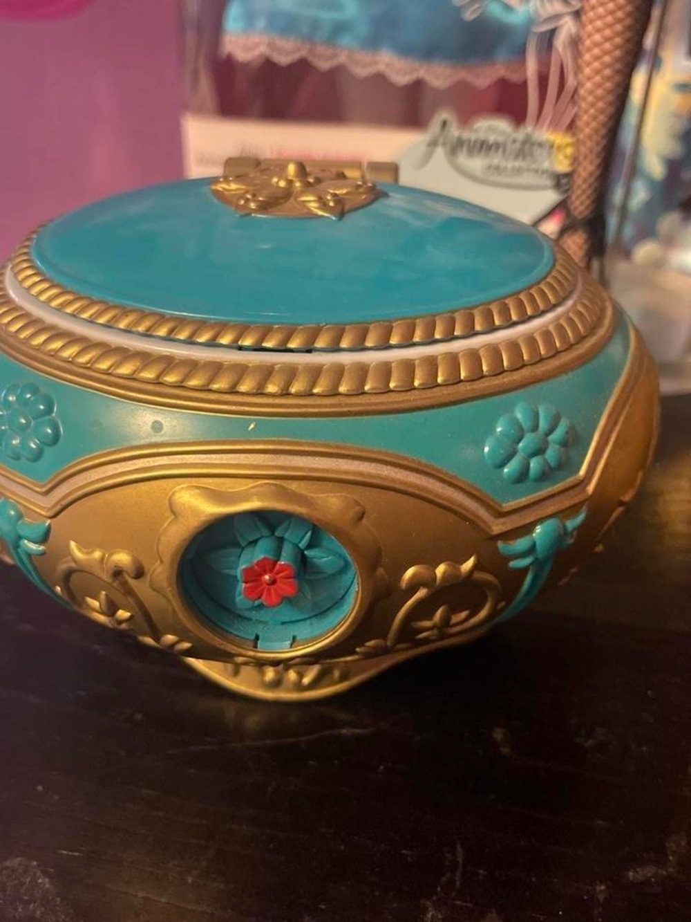 Anastasia music box. With necklace